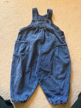 Patagonia toddler 3T RARE Blue Denim Overalls